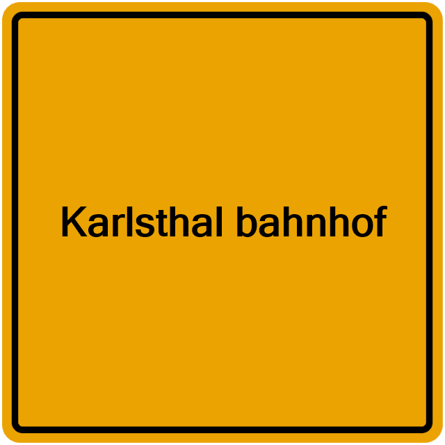 Einwohnermeldeamt24 Karlsthal bahnhof